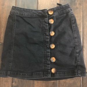 Free People Denim Mini Skirt